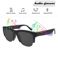 【Clearance sale】 F06 Tws Wireless Bluetooth 5.3 Dual Speaker Music Headset Bone Conduction Hd Audio Glasses With Microphone Smart Sunglasses
