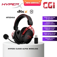 HyperX Cloud Alpha Wireless DTS : X Spatial Audio Gaming Headset - 4P5D4AA