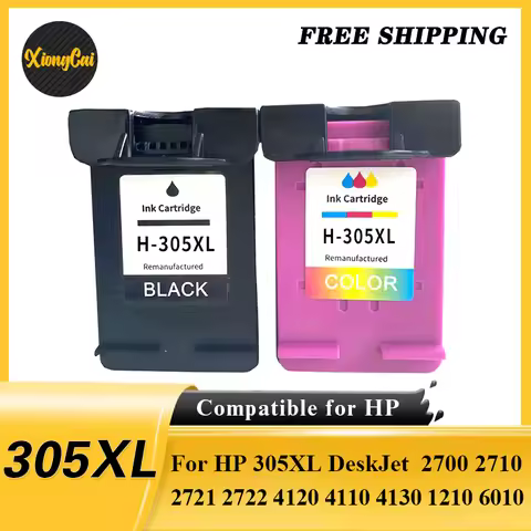Compatible for HP 305XL Ink Cartridge DeskJet 2700 2710 2721 2722 4120 4110 4130 1210 6010