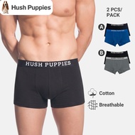 Hush Puppies 2pcs Men Boxer Briefs Cotton Underwear HMX107725AS1