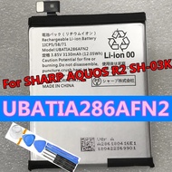 Sharp Aquos R2 SH-03K SHV42 UBATiA286AFN2 3130mAh Battery 3130 MAH 12.05Wh AquosR2 BATERI BATERY R 2