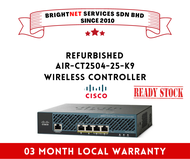 [READY STOCK] Cisco Router AIR-CT2504-25-K9 2504 2500 Wireless Controller Bundle with 25 AP Licenses