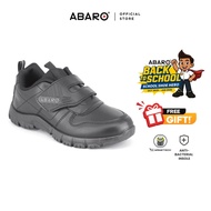 ABARO 2323N Anti-Bacterial School Shoes Black/Name Your Shoes/Super Comfy/Kasut Sekolah Hitam