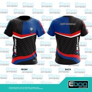 [Ready Stock] Tshirt BMW M Power 01 Sublimation / Shirt BMW Microfiber Eboq Jersi 04/ T-Shirt BMW Je