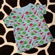 Tshirt dino biru (baju budak murah)
