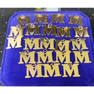 916. Gold Letter Pendant