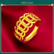 ASIX GOLD 916 Gold SS Coco Ring / Cincin Coco Pasir Sajat Emas 916