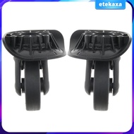 [Etekaxa] 2 Pieces Luggage Suitcase Replacement Rubber Swivel Caster Wheel A90