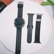 นาฬิกา Smartwatch L/G82Ultra W7Ultra แถมฟิล์ม IP68 กันน้ำได้ สายขนาด 42/44/45/46/49mm สายนาฬิกา3เส้น