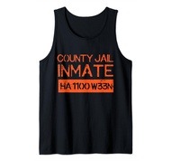 Country Jail Inmate Prison Costume Easy Halloween Gifts Tank Top