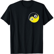 Men's cotton T-shirt 8 Ball 9 Ball Snooker Pool Billiards T-Shirt Fast Shipping 4XL , 5XL , 6XL
