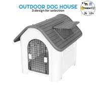 TRENY Dog House Outdoor Villa Dog House Removable and Washable Large Dog Outdoor Dog House