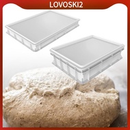 [LovoskiacMY] Dough Proofing Box Pizza Dough Tray for Bakery Refrigerator Pizza Crust