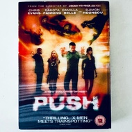 Push DVD Region 2 PAL Chris Evans Dakota Fanning Sci-Fi Action Movie w/ Slipcover