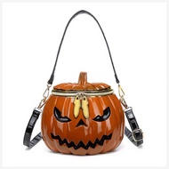 COD Pumpkin Wallet, Female Novelty Wallet Funny Halloween Wallet and Handbag Pumpkin Crossbody Bag 2