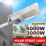 2023 New Lampu Solar Light Outdoor Lighting 3000W solar street light lampu solar spotlight kuasa tinggi Lampu kuat High Power