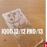 Shockproof case for Vivo iQ00 12, iQ00 12 Pro, iQ00 13 Transparent flexible Camera Protection