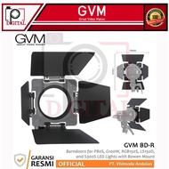 GVM BD-R Barndoors with Bowen Mount for P80S, G100W, S300S LED Lights