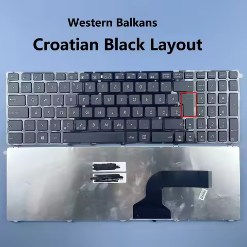 Slovenia Laptop Keyboard For ASUS N53, K53s, K52, X61, N61, G60, G51, G53, UL50, P53 Series Western 