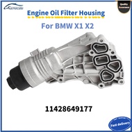 11428649177 Fits for BMW X1 X2 F39 F45N F49N F22 F52 Aluminum Engine Oil Filter Housing