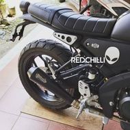 HITAM Yamaha XSR 155 Exhaust - Yamaha XSR155 Full System Exhaust - Black