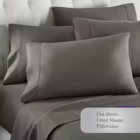 Double Bed Sheet Sets Euro Bed Linens Nordic Bed Cover 150 King Queen Size Flat Fitted Sheets And Pi