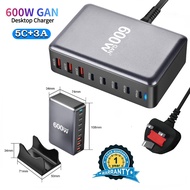 Noxus 600W GAN Nitride Desktop PD Charger 3A5C