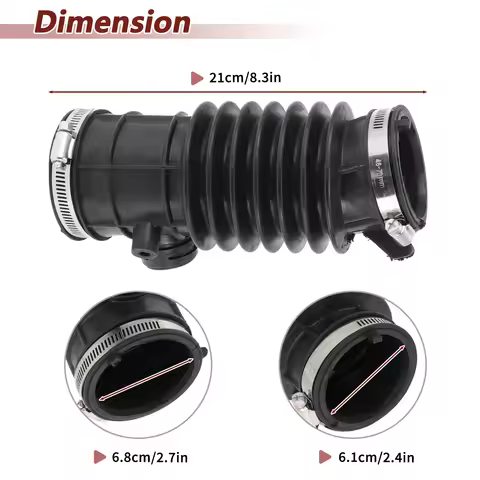 UXCELL Air Intake Hose Tube with Clamps for Honda CR-V 1.5L L4 GAS 2017-2022 DOHC Turbocharged Intak