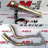 Akrapovic Gp Glass Racingknalpot Nmax ABS Non-ABS Aerox 155 Adv Xmax Lexi Vario 125 150TITAN