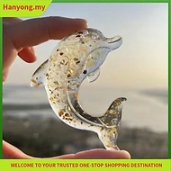 Crystal Whale Lotus Decorations, Handicrafts, Sea Animals, Whale Scene Decorations, Souvenirs, Small