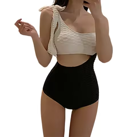 Swimwear For Women 2025 Plus Size Women'S 2 Piece Bathing Suits Halter Ring Bikini Set купальник жен