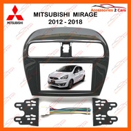 หน้ากากวิทยุรถยนต์ MITSUBISHI MIRAGE / ATTAGE สำหรับจอ 7 นิ้ว (NV-MI-023)