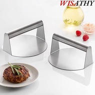 Stainless Steel Grill Press, Stainless Steel No Rust Smash Burger Press, Steak Burger Round Burger S