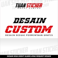 Xmax striping decal sticker, Xmax striping, Xmax red CUSTOM sticker