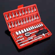 CR-V 46PCS SOCKET WRENCH SET 1/4′′ Block 46 Sockets/SET
