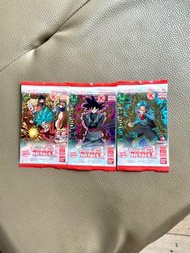 全新 日版 限定 OK便利店頭 限定 全新未開 龍珠 悟空 杜拉格斯 英雄卡 hero 卡 金卡 一套