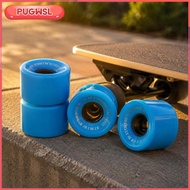 [pugwsl] Polyurethane Skateboard Wheels 60x45mm Set HR78A Firm Longboard Street Wheels