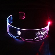 LED Luminous Glasses LED Glasses EL Wire Neon Light Up Visor Eyeglasses Bar Party EyeWare For Halloween Christmas Parties