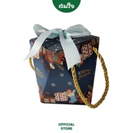 [สินค้าเทศกาล] Somjai Selected กล่องกระดาษ ลายคริสต์มาส Christmas กล่องของขวัญ XMas กล่องของขวัญ มีหลายแบบ