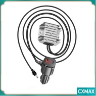 CVMAX Boost Power Converter, DC 9-28V Input 3.5A Max DC Power Converter, Durable USB-A 18W Port Finn