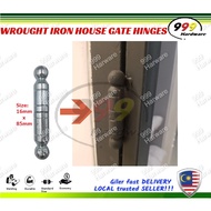 999 WROUGHT IRON HOUSE GATE HINGES / ENGSEL PAGAR / GATE HINGE BRACKET / PAGAR BESI / BESI HOLLOW / 12MM / 16MM / 20MM