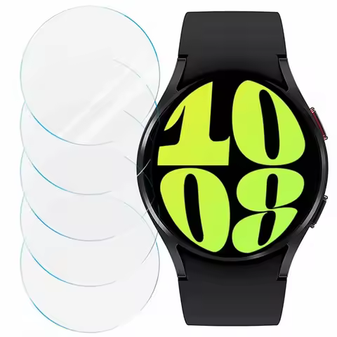 Tempered Glass for Samsung Galaxy Watch 6 40mm 44mm HD Screen Protector Film Anti-Scratch for Galaxy