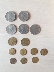 英女皇 硬幣 5蚊 2蚊 5毫 2毫 1毫