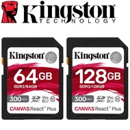 Kingston 128GB 64GB SDXC SD U3 V90 Memory Card SDR2 64G 128G 8K