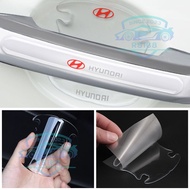 RS168 Hyundai Car Door Handle Protector Stickers Transparent Inner Bowl Anti Scratch Cover Accessories For Hyundai Accent Kona Palisade Tucson