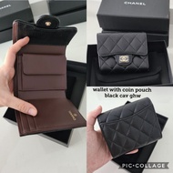 Chanel trifold wallet