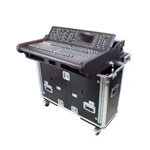 Customized Midas M32 Live Digital Mixer Hydraulic Flight Case with Wheels Portable Mobile Stage Equi