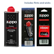 1 set of zippo wick, zippo flints and zippo fluid minyak original