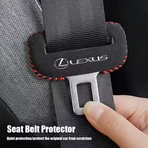 Car Logo Seat Safety Belt Buckle Cover Interior Accessories For Lexus F SPORT IS250 IS200 CT200h GS3