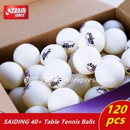 DHS Table Tennis Ball 120 Balls 1 Star D40+ Balls For Table Tennis Training ABS Seamed Poly Plastic Ping Pong Balls S18